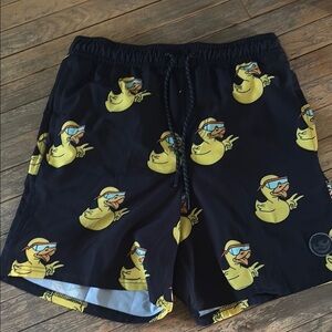 Men’s duck swim shorts size medium